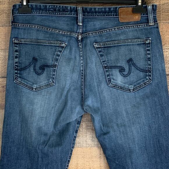 Adriano Goldschmied The Protege Jeans Distressed Straight Leg Blue Size 36 x 29 - Picture 6 of 10